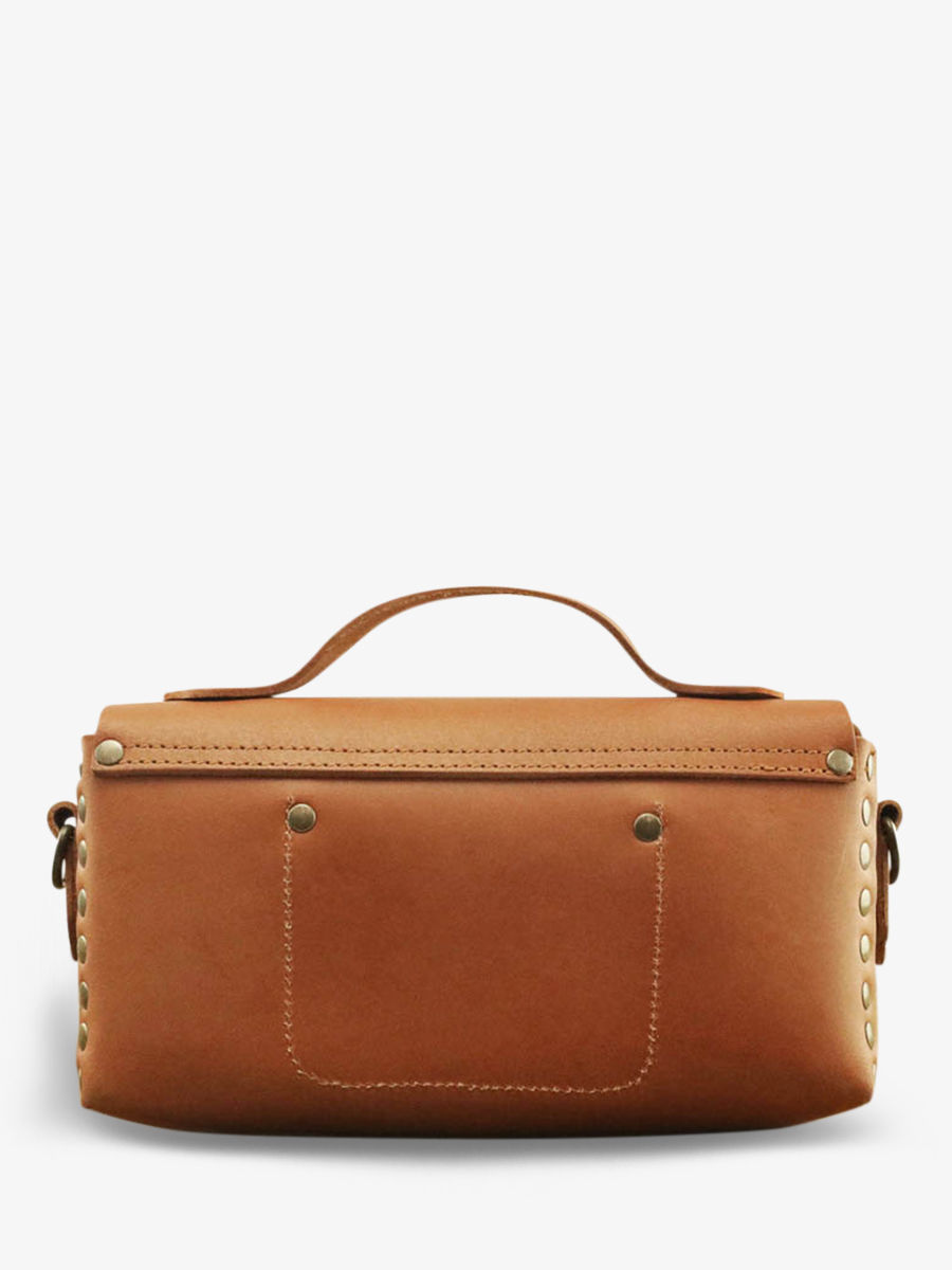 Foto-Rückansicht-Umhängetasche-Leder-Damen-braun-Lartisane Himalaya-natur-geölt-Paul Marius-P02-SH-W-OL