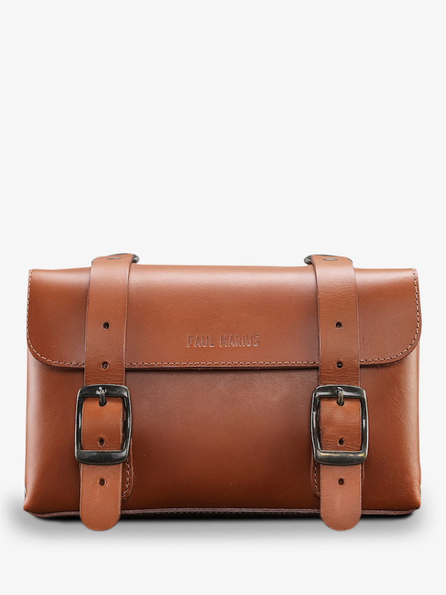 Foto-Vorderansicht-Fahrradtasche-braun-Bicyclette-S-natur-Paul-Marius-P04-L